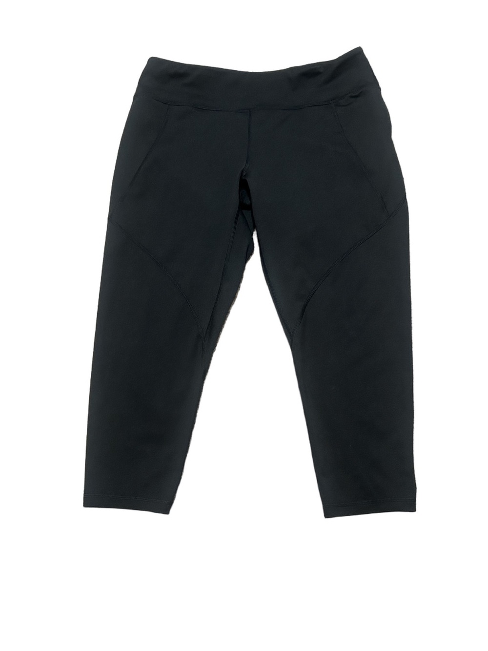 Patagonia Centered Cropped Leggings Womens XL Black Yoga Athletic Pants